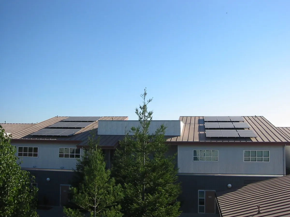 Rooftop solar at Silverado Middle School